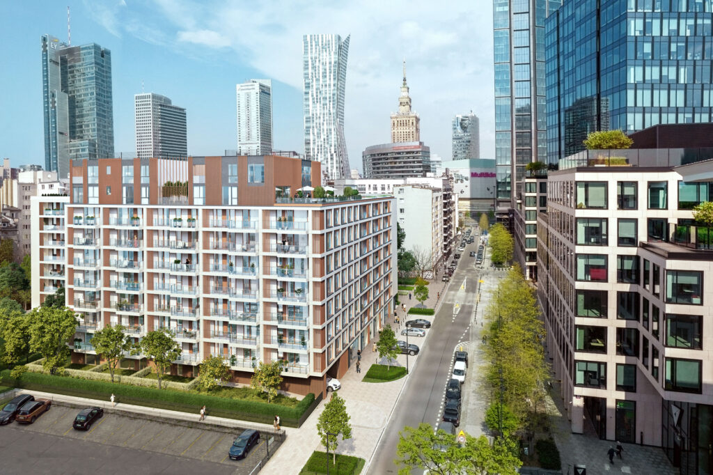 Chmielna DUO Warszawa- wizualizacje : FRAME STUDIO projekt : S.A.M.I ARCHITEKCI , inwestor : BPI REAL ESTATE POLAND