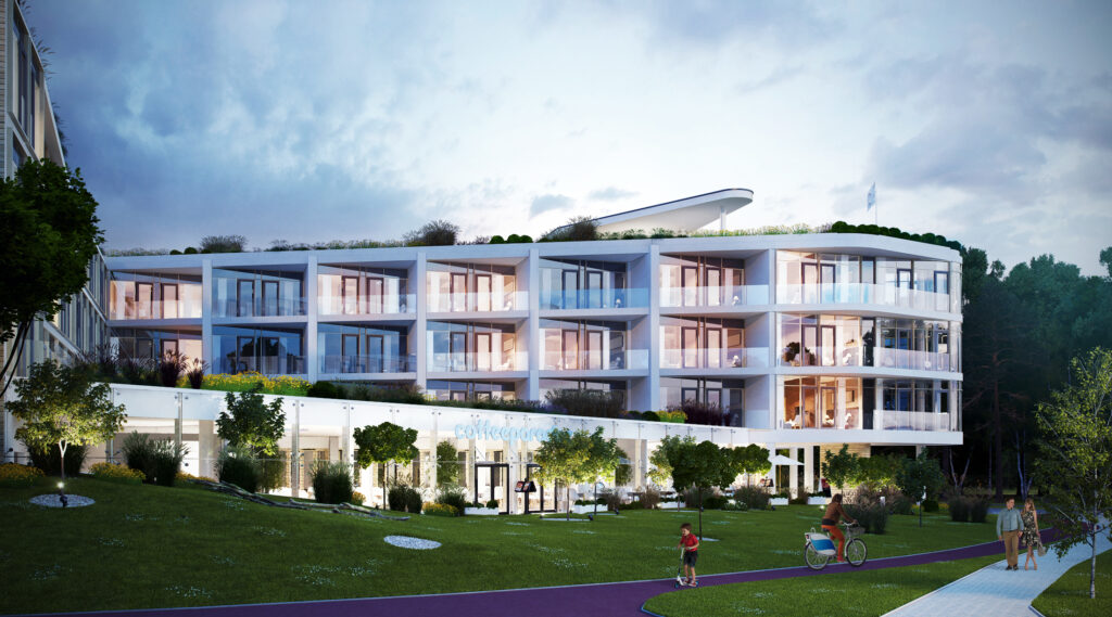 Apartamenty Zatoka Ukiel - wizualizacje FRAME STUDIO , projekt: PATALAS OLSZTYN
