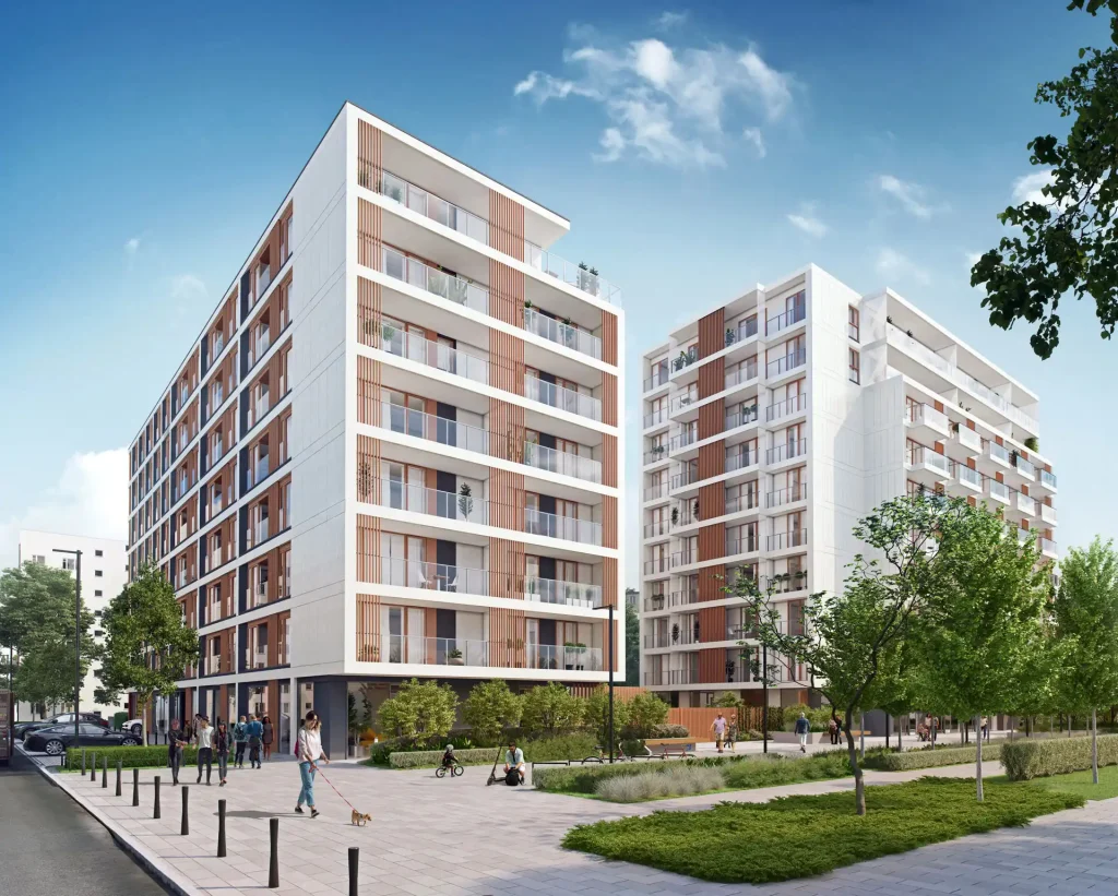 Chmielna DUO Warszawa- wizualizacje : FRAME STUDIO projekt : S.A.M.I ARCHITEKCI , inwestor : BPI REAL ESTATE POLAND