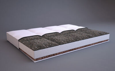 Wizualizacja 3d materaca Wizualizacja 3d materaca