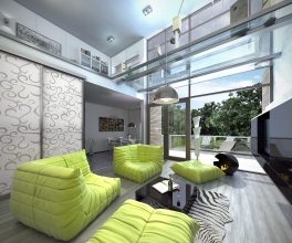 Wizualizacja wnętrz : apartament