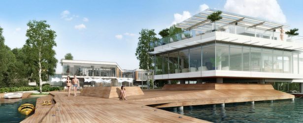 Przystań Jezioro Krzywe ul. Olimpijska / Ukiel / - projekt SPAPA OLSZTYN
