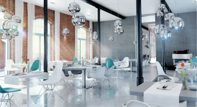 Wizualizacje wnętrz restauracji - projekt URBAN ARCHITECT