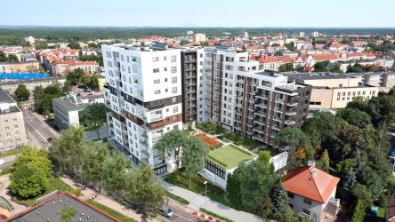 Apartamentowiec OPERA w Olsztynie - wizualizacje FRAME STUDIO , projekt : PATALAS OLSZTYN
